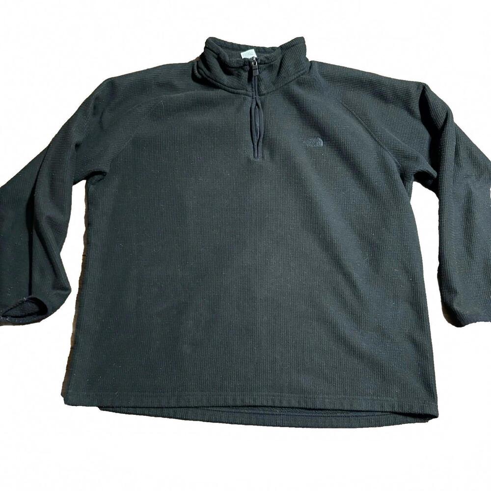 The North Face Men's Black DOTKNIT Thermal 1/4 Zip XXL